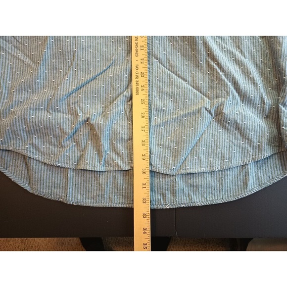 Vintage Dockers Men's Shirt Size XL Striped Button Down Long Sleeve Collared - Picture 11 of 12